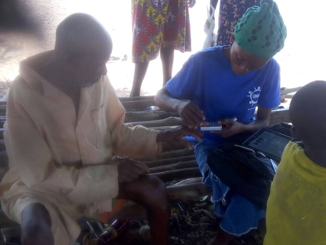 Ghana GNHR social protection program biometric registration