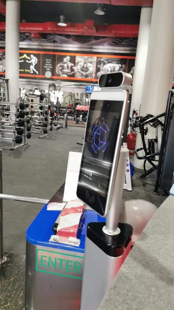 facial recognition used for gym