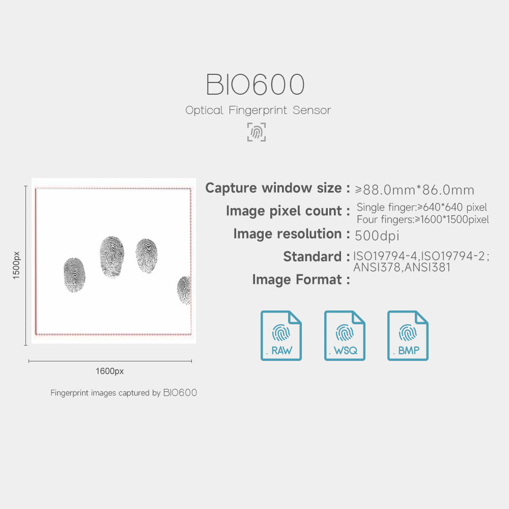 BIO600 Fingerprint Recognition device