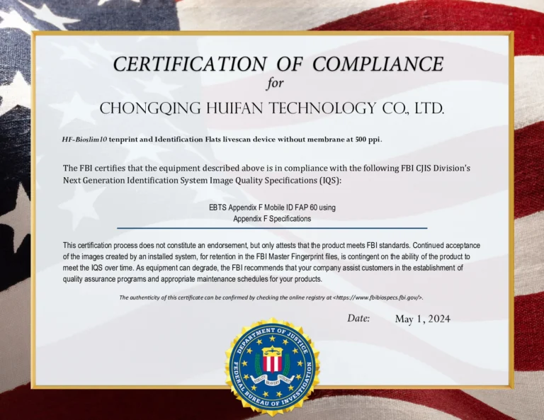 Certificate BioSlim10 FAP60