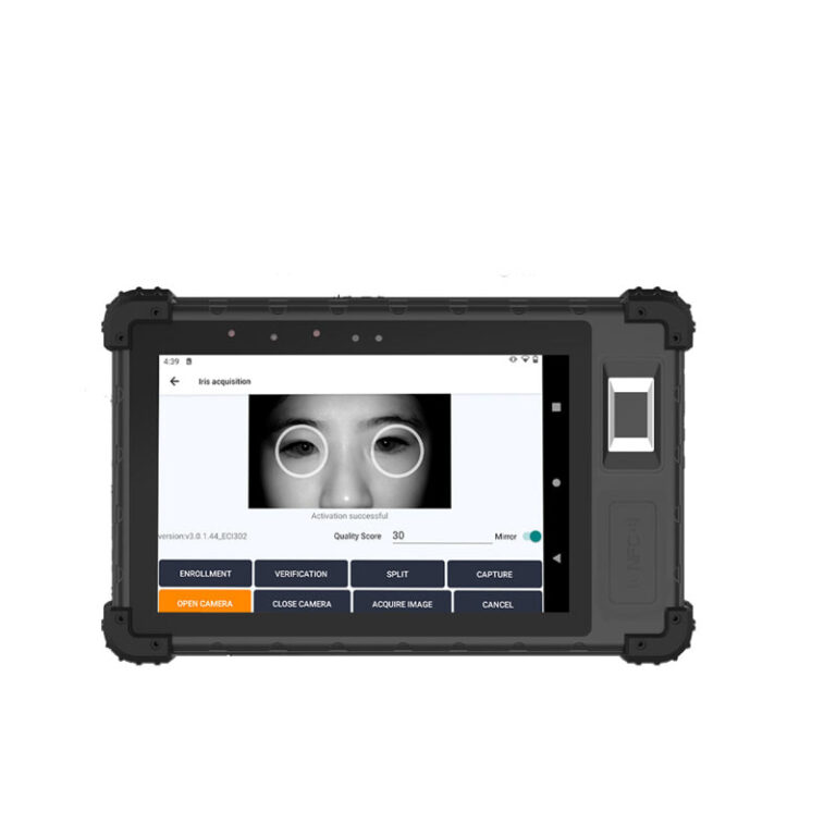 Iris recognition tablet