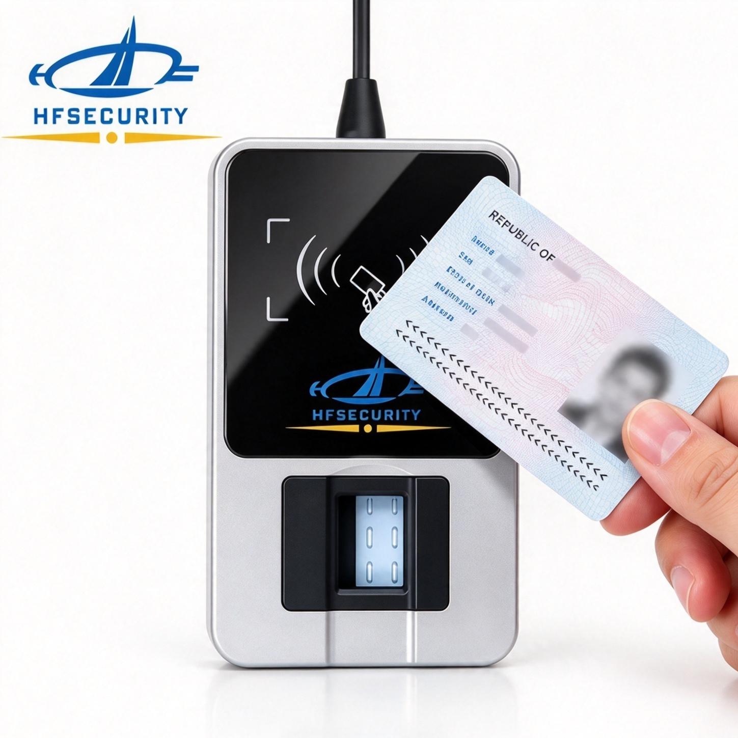 HF-OS2000 FAP20 fingerprint scanner with ID card reader — https://hfsecurity.cn