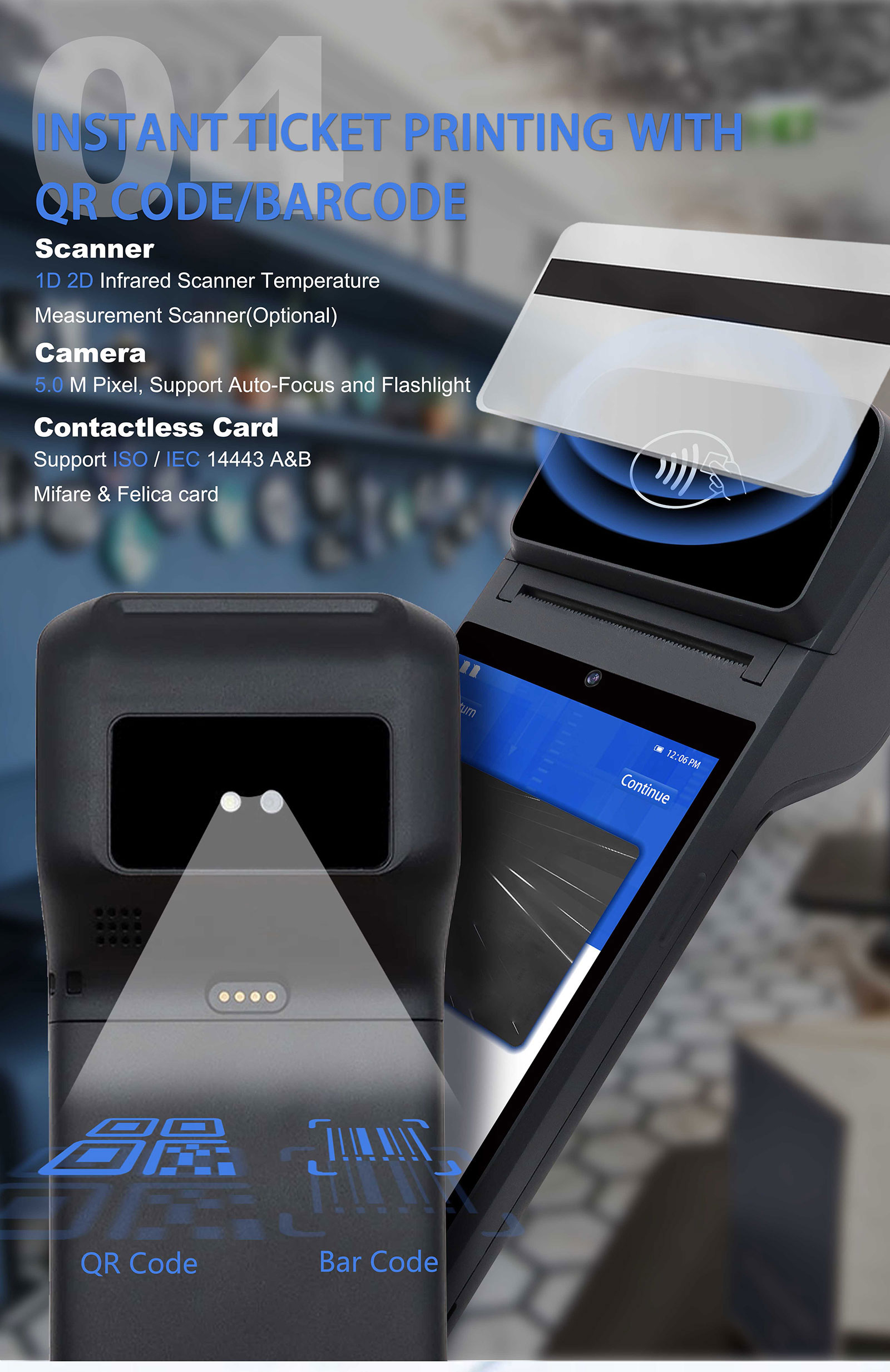 HP405P Android12 Pos System