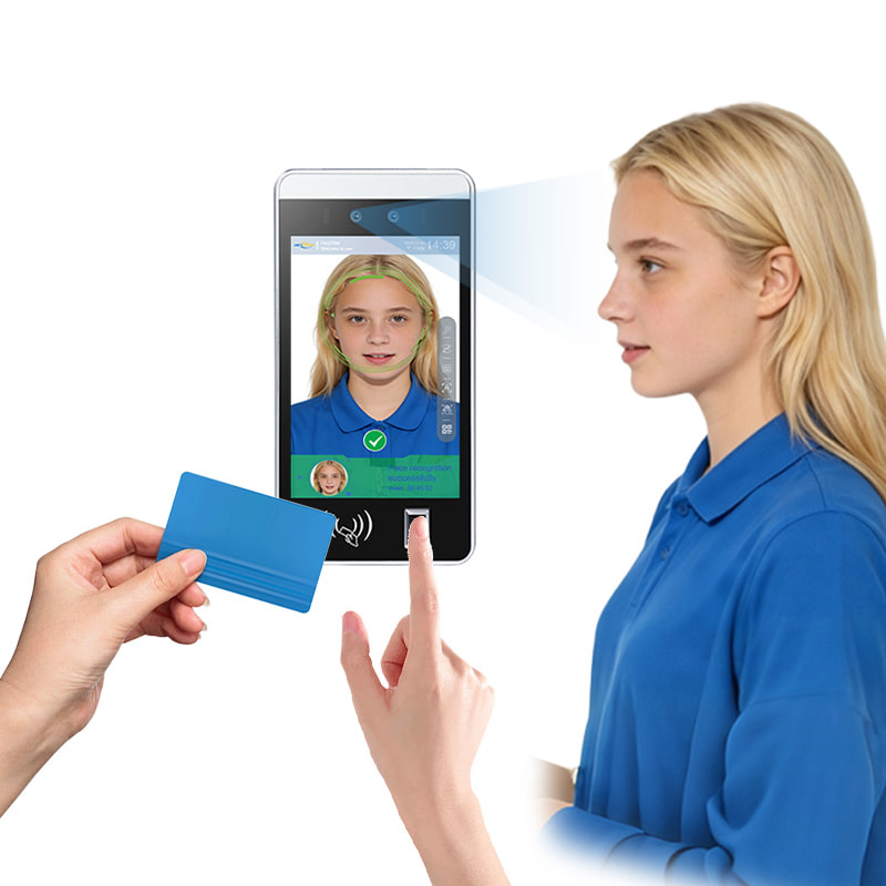 RA08 face fingerprint attendance access control