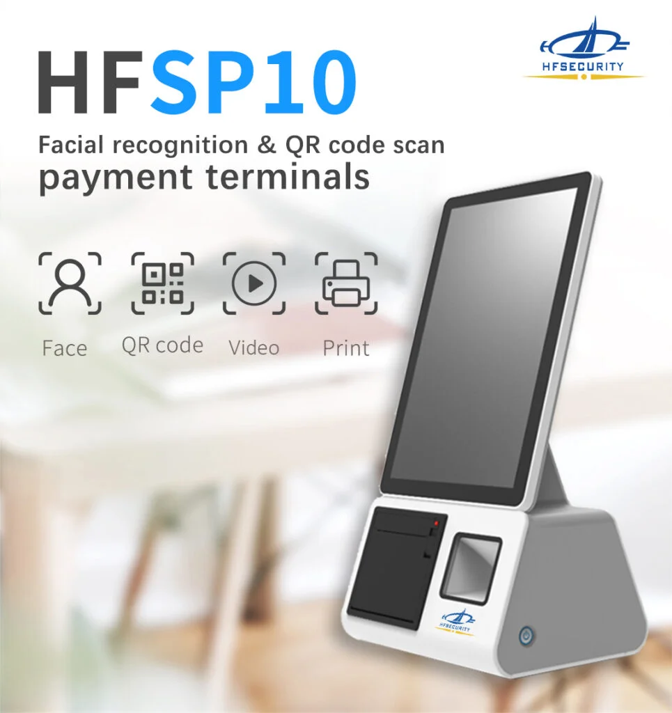 SP10 Android QR Code Kiosk - HFSecurity biometric solution