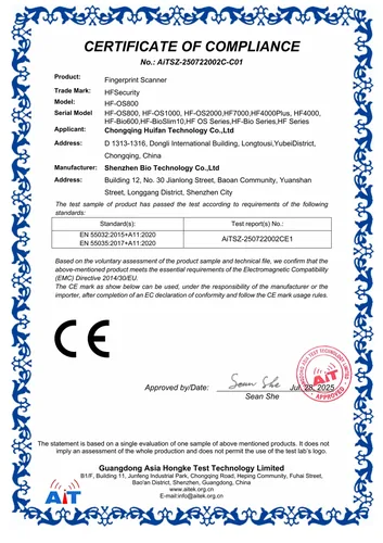 CE EMC certificate, HF7000PRO
